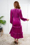 Velvet Flamenco Maxi Dress - Maple Row Boutique 
