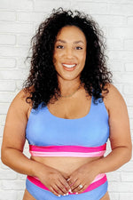 Venice Color Block Swim Top - Maple Row Boutique