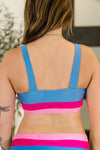 Venice Color Block Swim Top - Maple Row Boutique