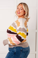Wave After Wave Striped Sweater - Maple Row Boutique