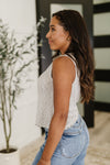 What's the Plan Lettuce Hem Tank in Heather Grey - Maple Row Boutique