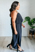 When All is Said and Done Spaghetti Strap Jumpsuit - Maple Row Boutique 