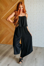 When All is Said and Done Spaghetti Strap Jumpsuit - Maple Row Boutique 