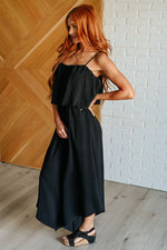 When All is Said and Done Spaghetti Strap Jumpsuit - Maple Row Boutique 