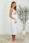 Whispering Petals Scoop Neck Dress - Maple Row Boutique