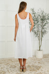 Whispering Petals Scoop Neck Dress - Maple Row Boutique