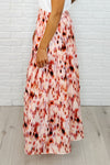 Words Fail Me Watercolor Print Maxi Skirt - Maple Row Boutique