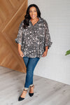 Work All Day Floral Top - Maple Row Boutique 