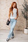 Yacht Life Striped Knit Tank - Maple Row Boutique