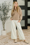You Should Know Half Zip Pullover in Deep Camel - Maple Row Boutique