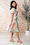 Young, Wild & Free Round Neck Dress - Maple Row Boutique