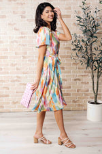 Young, Wild & Free Round Neck Dress - Maple Row Boutique