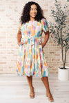 Young, Wild & Free Round Neck Dress - Maple Row Boutique