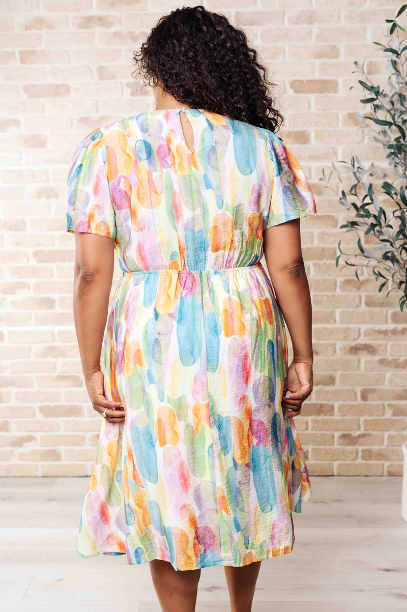 Young, Wild & Free Round Neck Dress - Maple Row Boutique