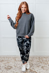 Your New Favorite Joggers in Rose Print - Maple Row Boutique