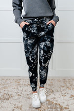 Your New Favorite Joggers in Rose Print - Maple Row Boutique