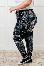Your New Favorite Joggers in Rose Print - Maple Row Boutique
