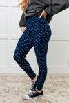 Your New Favorite Joggers in White Polka Dot - Maple Row Boutique
