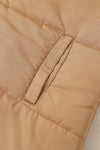 Pocketed Zip Up Vest Coat - Maple Row Boutique 