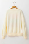 Color Block Long Sleeve Sweatshirt - Maple Row Boutique 