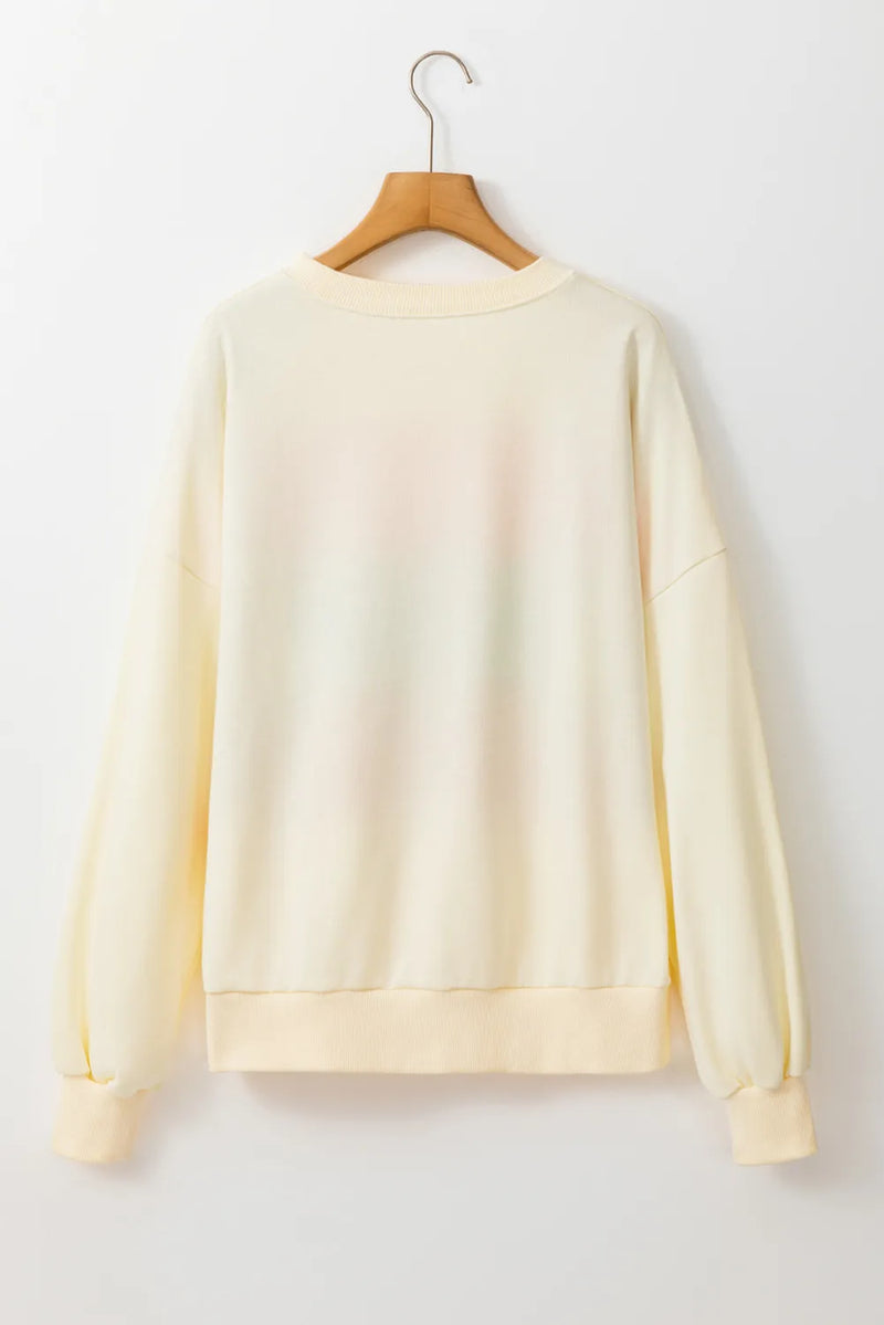 Color Block Long Sleeve Sweatshirt - Maple Row Boutique 