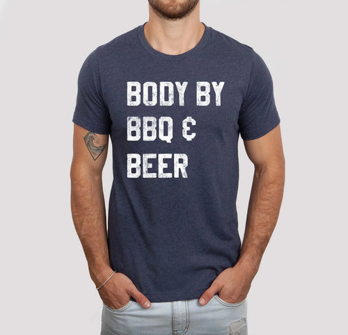 PREORDER: Body by BBQ & Beer Graphic Tee - Maple Row Boutique 