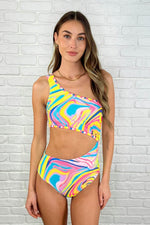 Corfu Marble Cutout Swimsuit - Maple Row Boutique
