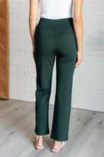 Magic Straight Pants in Hunter Green - Maple Row Boutique 