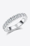 Adored 2.3 Carat Moissanite 925 Sterling Silver Eternity Ring - Maple Row Boutique 