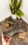 Fiera Booties in Bronze - Maple Row Boutique 