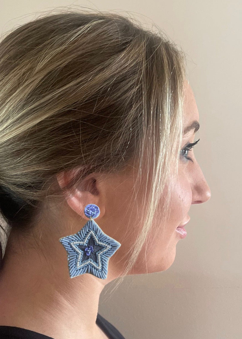 SUMMER BEADED EARRINGS - Maple Row Boutique 