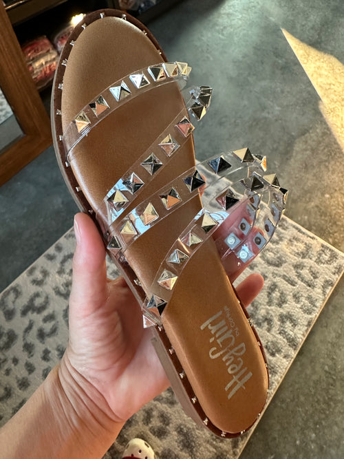 Clear Beach Please Sandal - Maple Row Boutique 