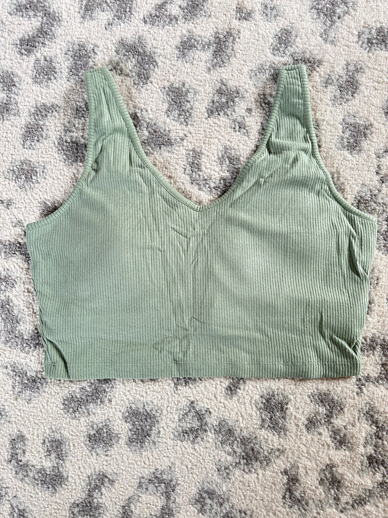 Ultra Soft Brami In Sage - Maple Row Boutique 