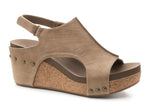 Corkys Taupe Carly Wedge - Maple Row Boutique 