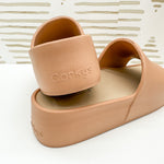 Corkys Popsicle Slide Sandals in Sand - Maple Row Boutique 
