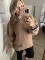 Corded Crew Sweatshirt Fall Colors