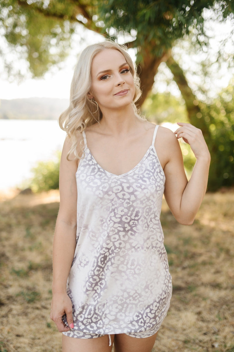 Sparkle All Night Sleep Tank - Maple Row Boutique 