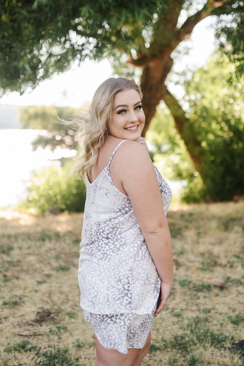 Sparkle All Night Sleep Tank - Maple Row Boutique 