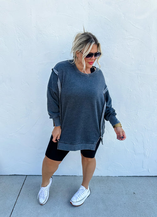 PREORDER: Classic Crew Pullover In Six Colors - Maple Row Boutique 