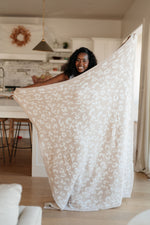 Ari Blanket Single Cuddle Size in Neutral Animal - Maple Row Boutique 