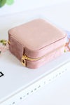 Kept and Carried Velvet Jewlery Box in Mauve - Maple Row Boutique 