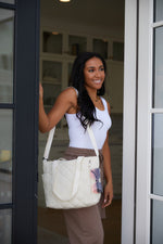 There She Goes Bag in Cream - Maple Row Boutique 