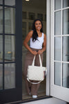 There She Goes Bag in Cream - Maple Row Boutique 