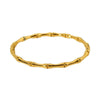 18K Gold Plated Bamboo Joint Bangle (With Box) - Maple Row Boutique 
