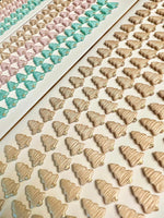 PREORDER: Frosted Tree Studs in Five Colors - Maple Row Boutique 