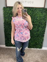 Emily Wonder Pink Embroidery Top
