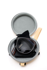 Collapsible Girlfriend Sunnies & Case in Tortoise Shell - Maple Row Boutique 