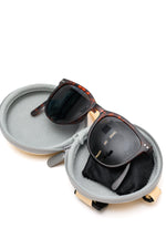 Collapsible Girlfriend Sunnies & Case in Tortoise Shell - Maple Row Boutique 