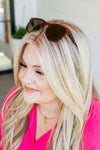 Collapsible Girlfriend Sunnies & Case in Tortoise Shell - Maple Row Boutique 
