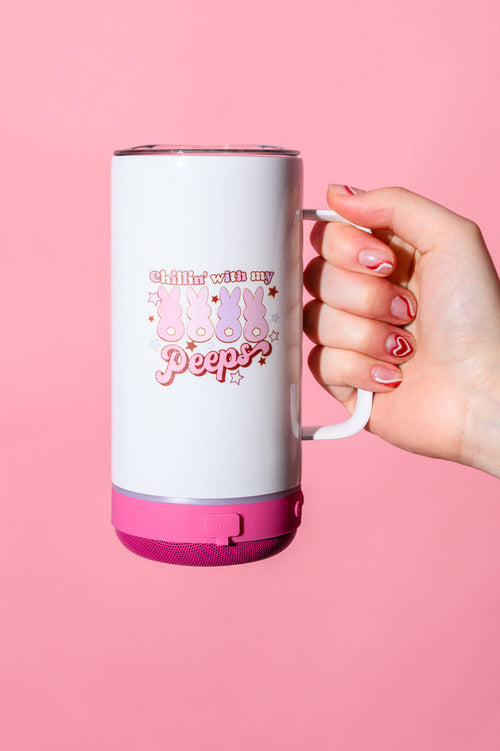 Chillin With My Peeps Speaker Tumbler - Maple Row Boutique 